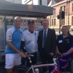 Guy with Kim Evans, Launceston Mayor Albert van Zetten and Mary Erickson of MND Tas