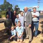 Guy with Michael Ferguson, Shadow Minister for Education at Hagley Farm Primary School