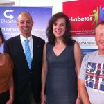 with DIabetes Tasmania CEO Caroline Wells at the launch of the COACH Program in Launceston 14.2.12
